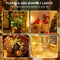 16FT Fairy Lights with Spool – Ultra-Bright 50 LED Battery Operated Copper Wire String Lights for Bedroom, Christmas, Wedding, Parties, Centerpiece Decoration, Warm White